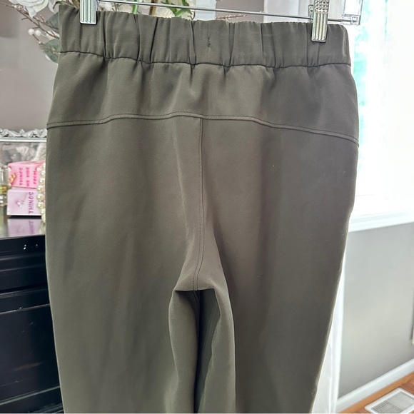 Lululemon Stretch High-Rise Joggers | Olive Green | Size 2 - Picture 6 of 15
